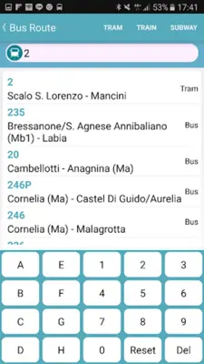 Rome Bus Realtime Tracker android App screenshot 6